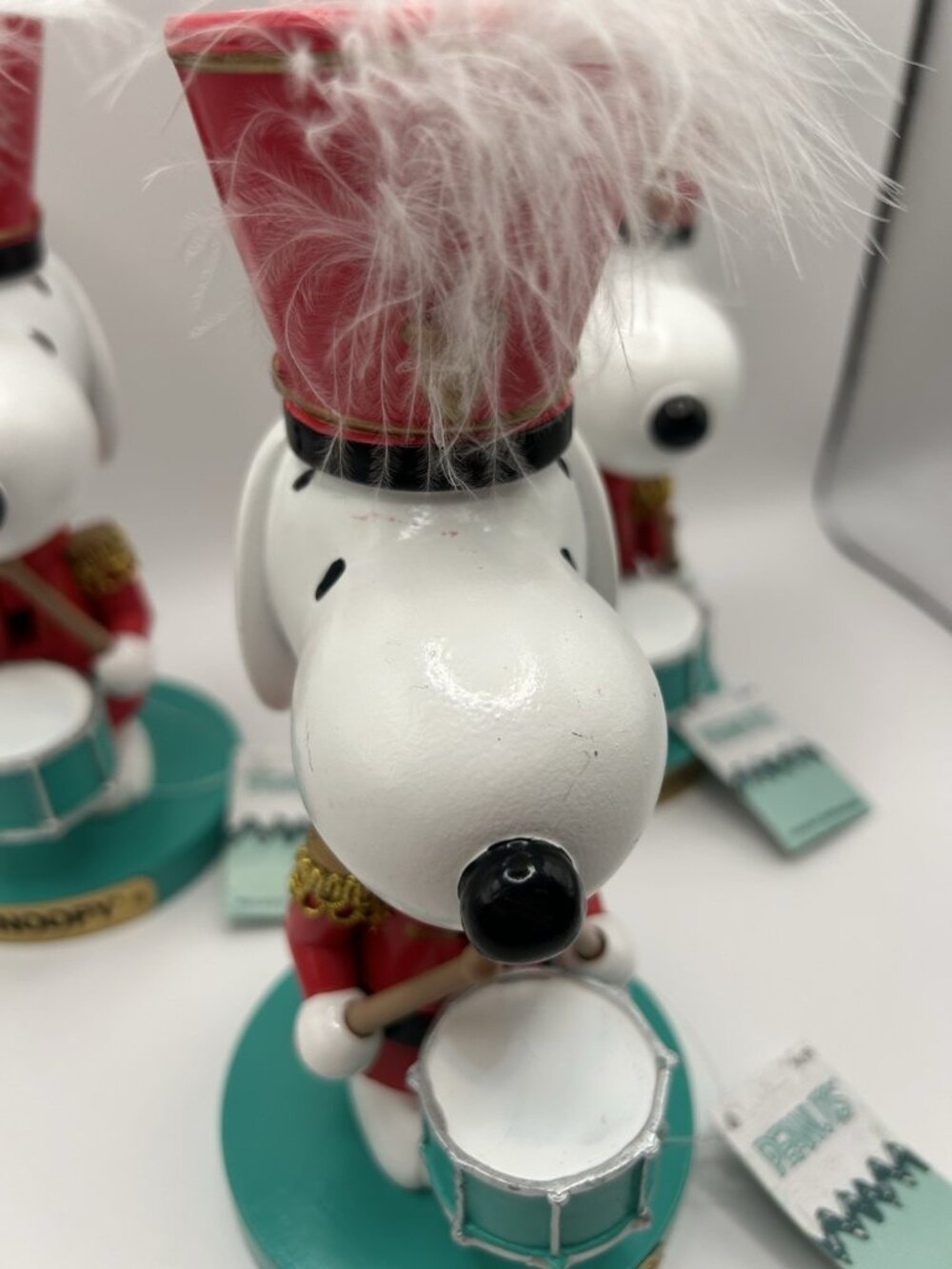 New Peanuts Snoopy Nutcracker Drummer Kurt S Adler 2024 Christmas Lot Of 3 As Is - Picture 3 of 16